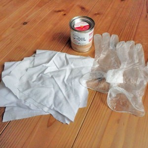 塗装用品　塗料　U-OIL　ウエス　使い捨て手袋